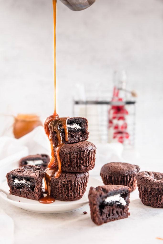 Oreo chocolate muffins